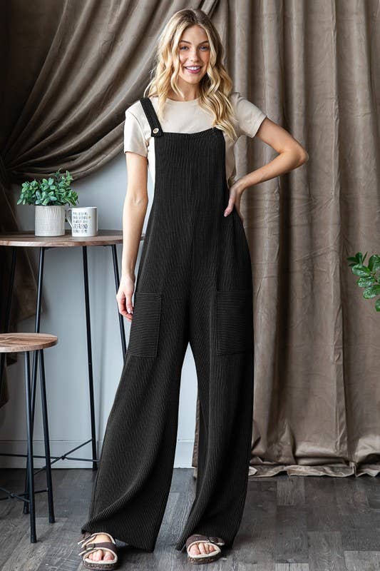 Everyday Ease Ribbed Jumpsuit