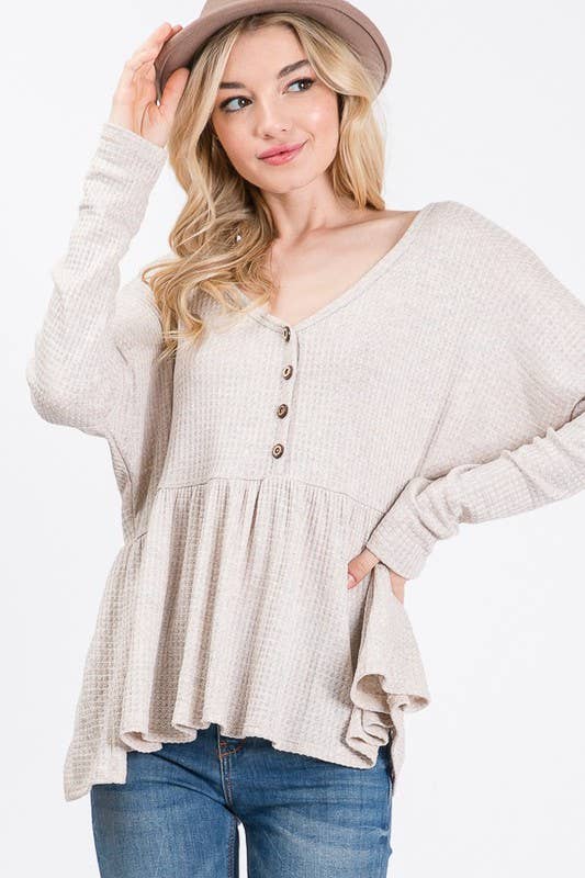 Easy Does It Babydoll Top