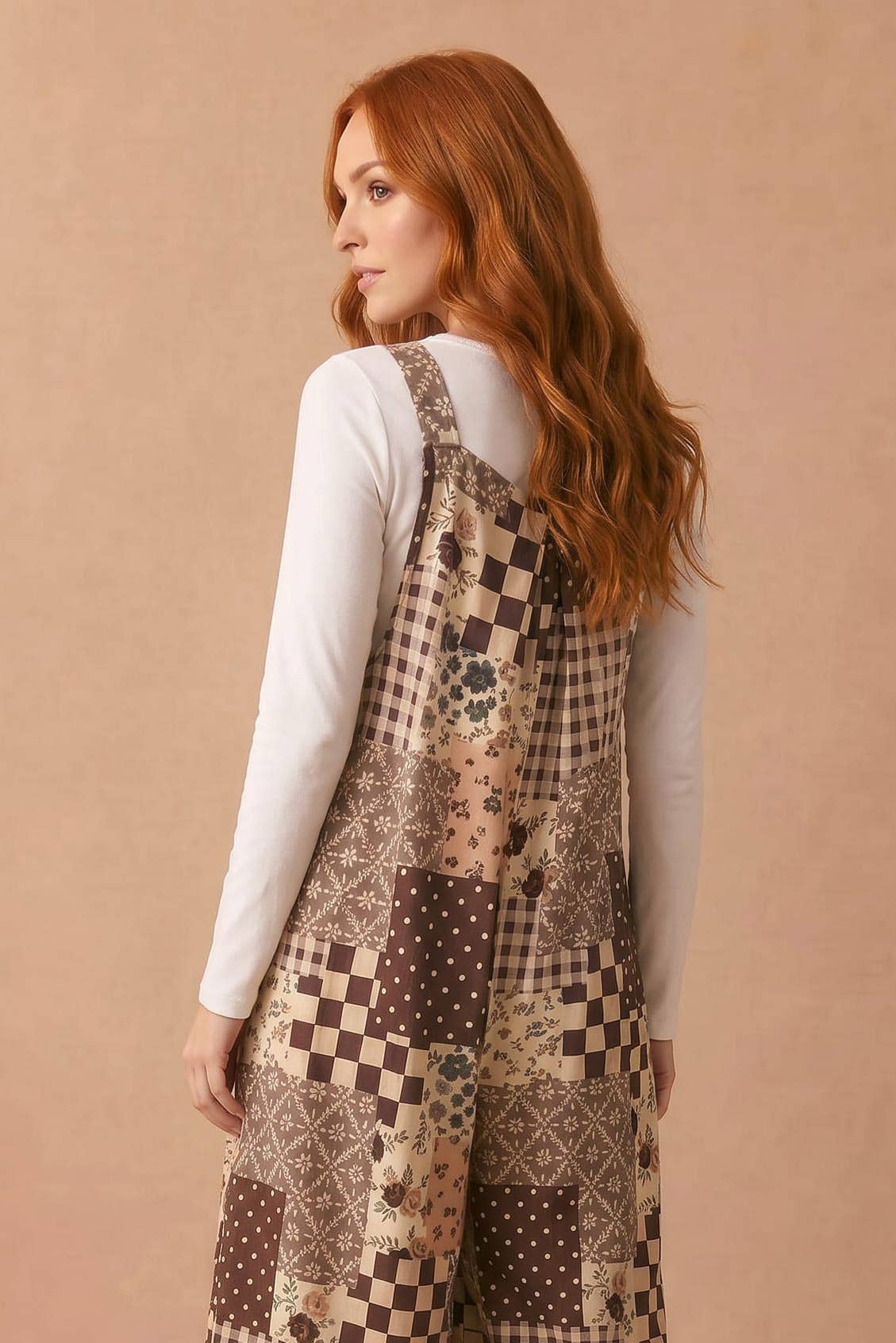 Boho Bloom Patchwork Overalls