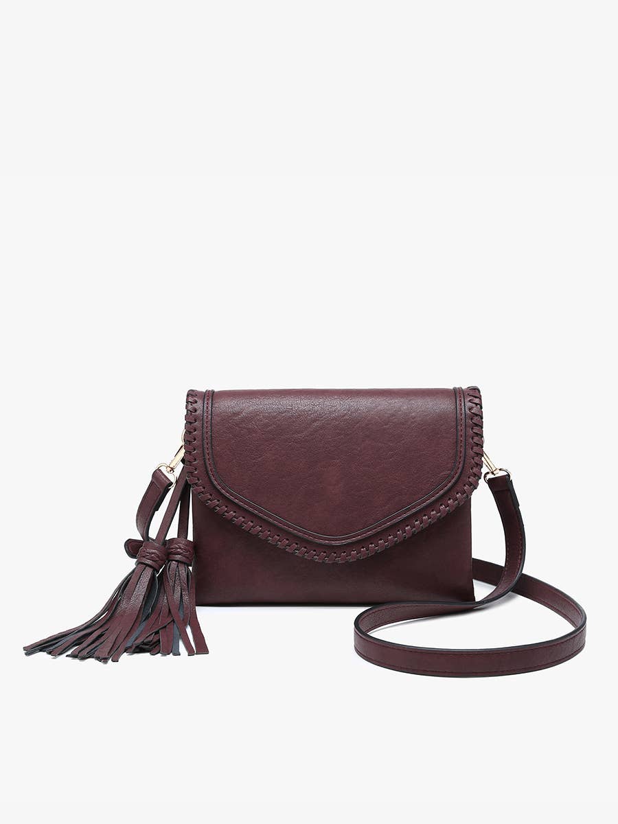 Sloane Whipstitch Tassel Crossbody