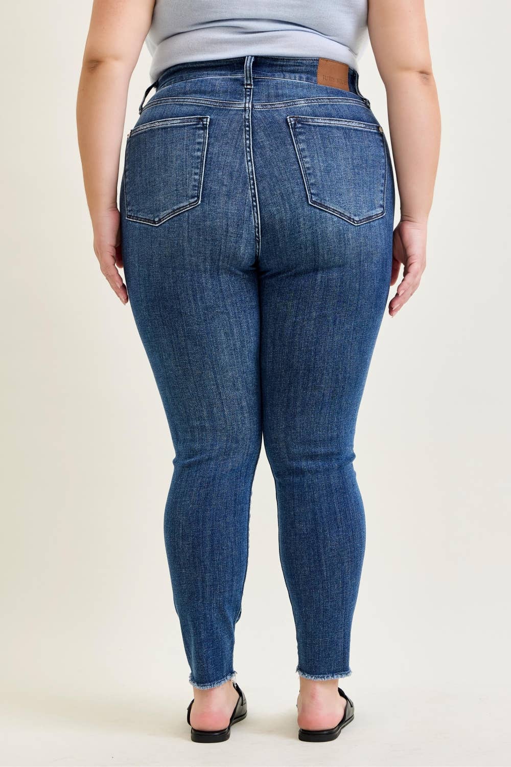 Judy Blue Plus High-Waist Destroyed Skinny Jeans
