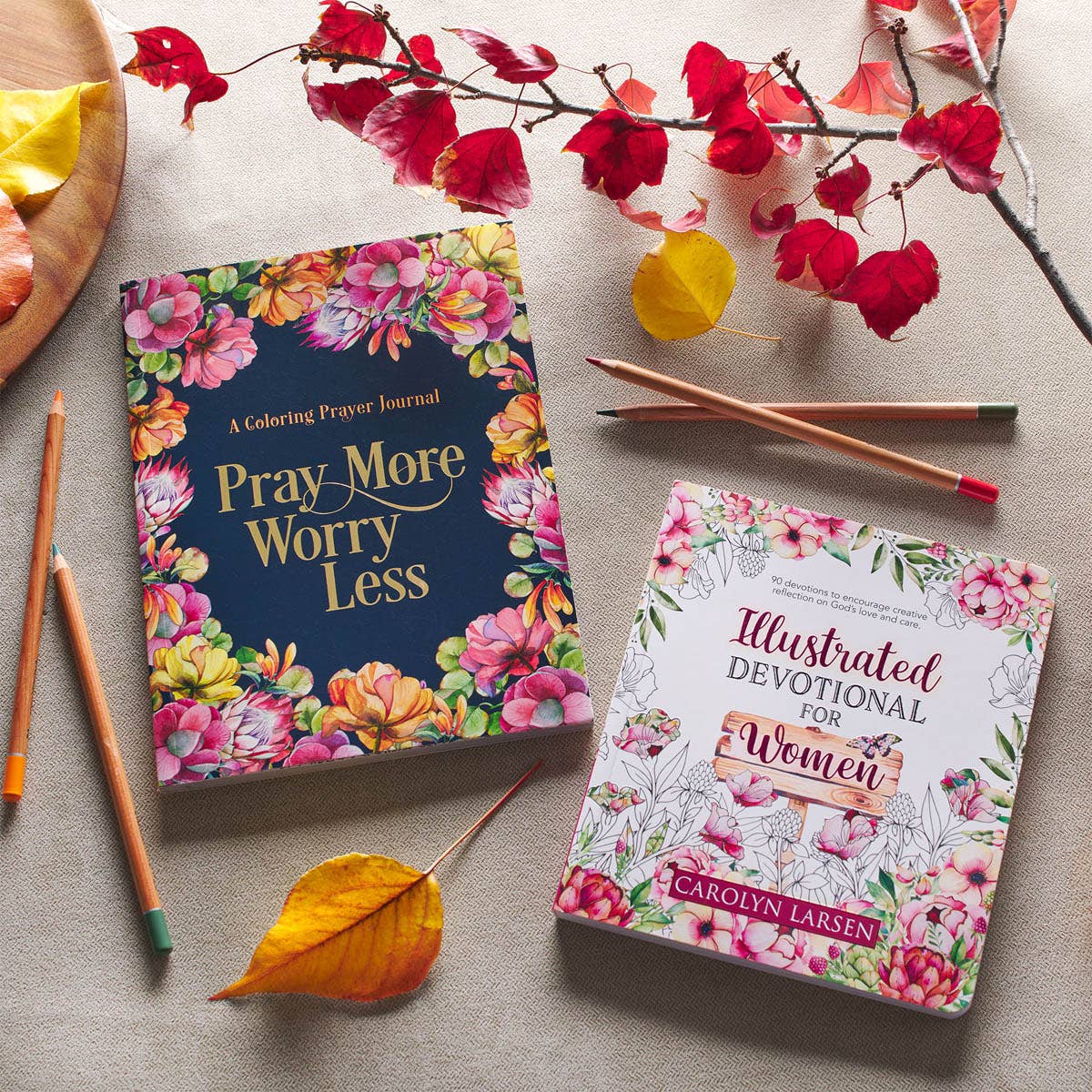 Pray More Worry Less Coloring Prayer Journal – Christian Guided Coloring Journal