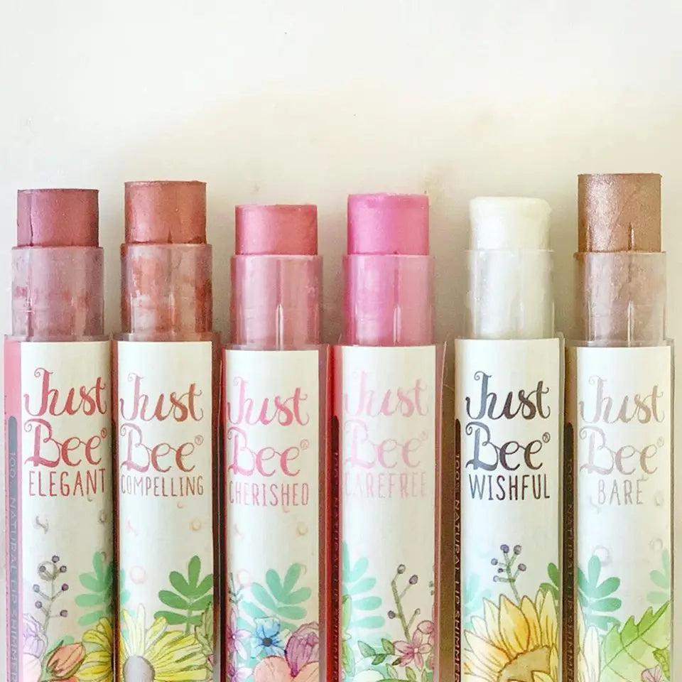 Just Bee Natural Tinted Lip Shimmer – Moisturizing Lip Balm