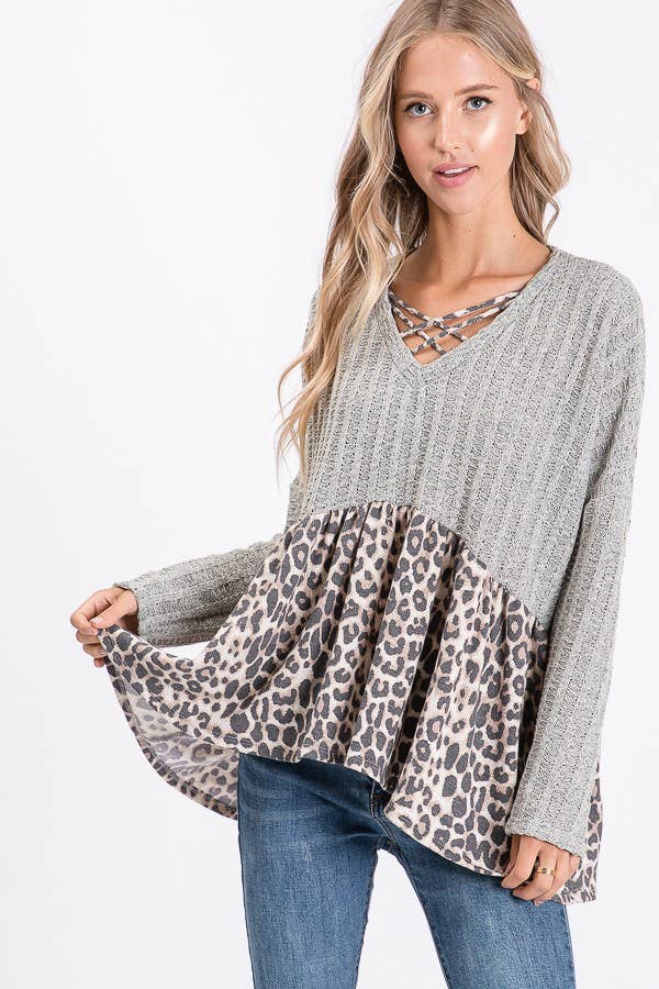Wild at Heart Sweater Knit Tunic
