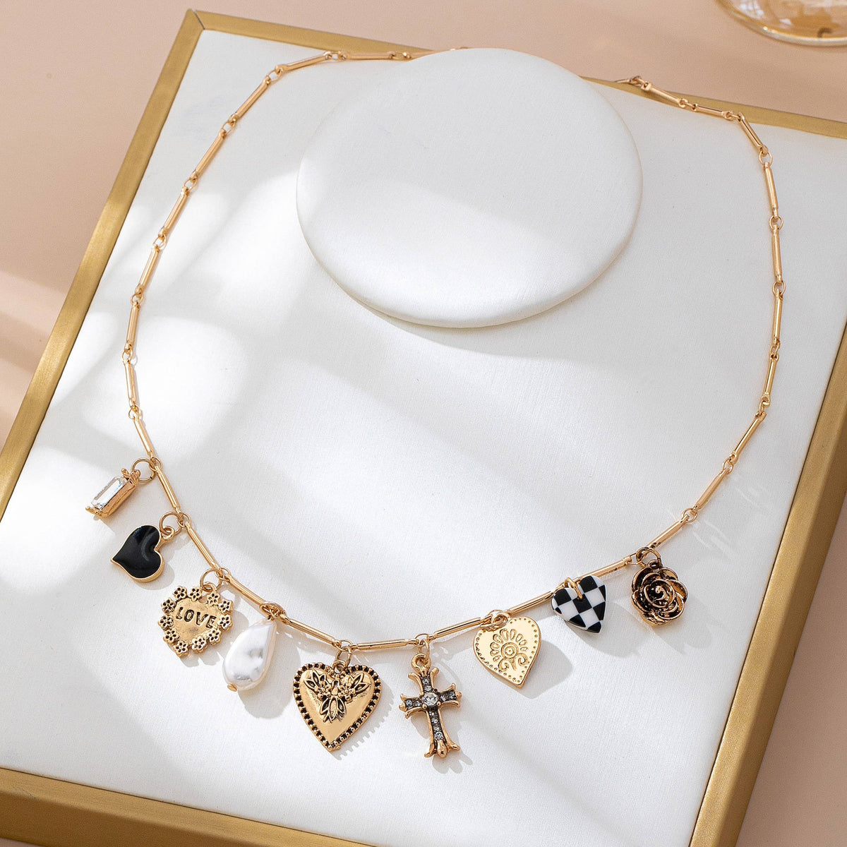 Golden Keepsakes Charm Necklace