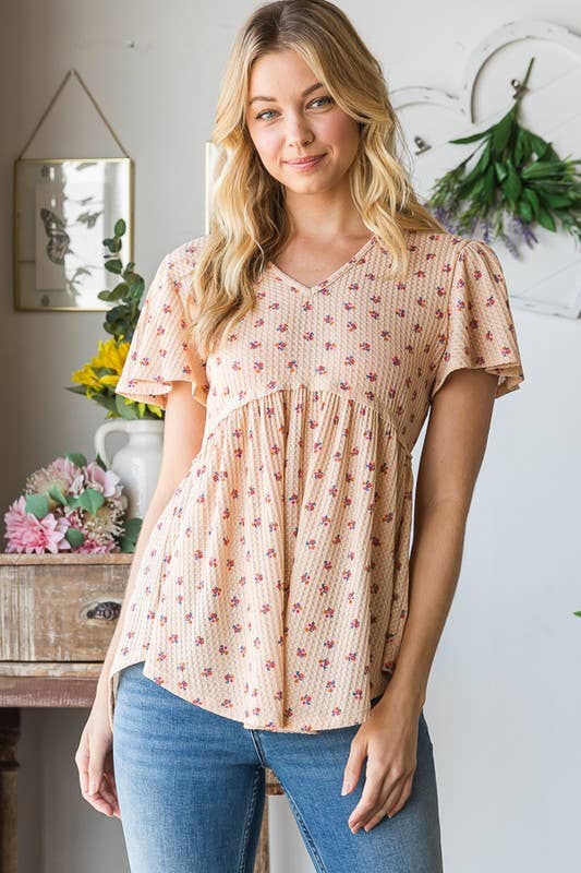 ET7118-17 BABYDOLL TOP