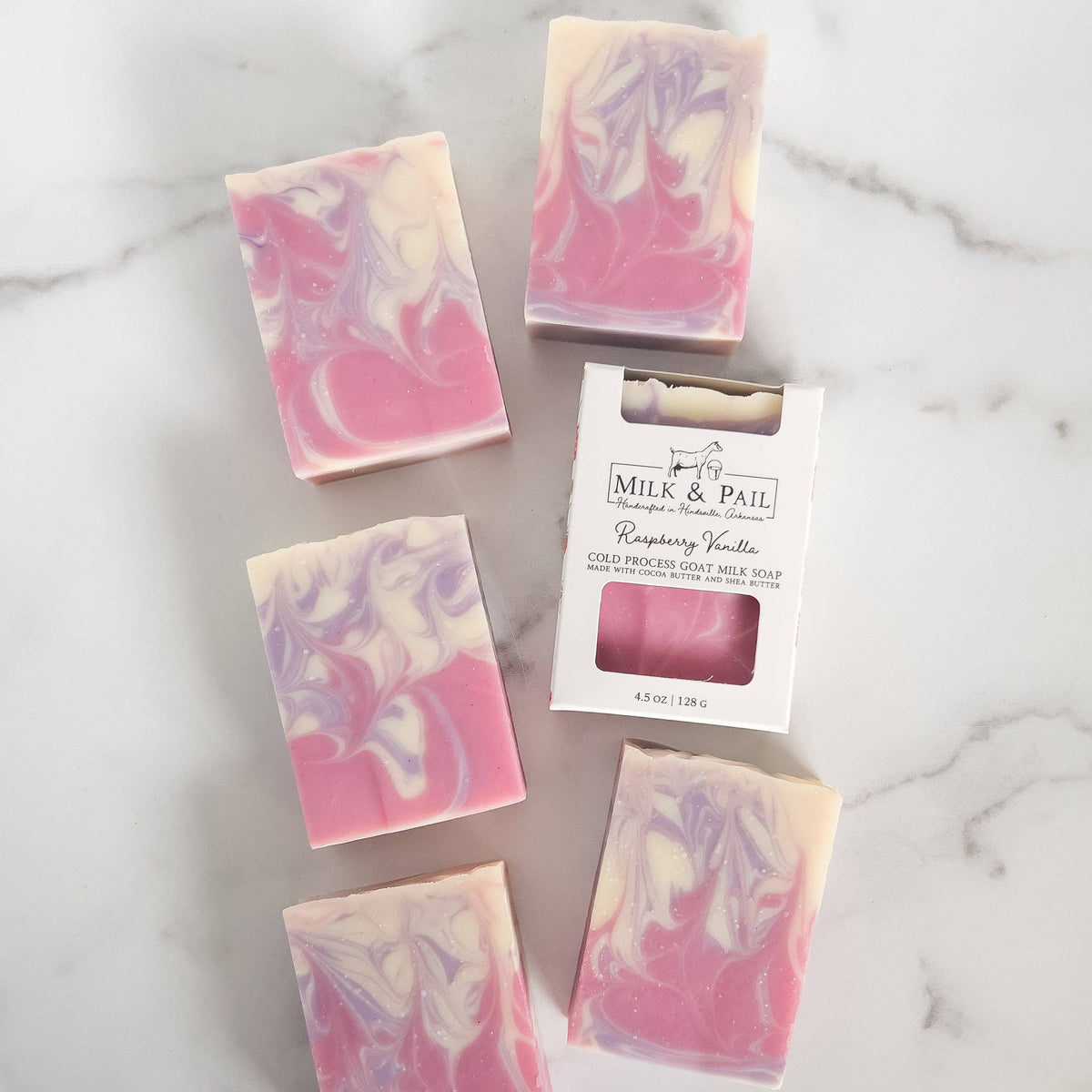 Raspberry Vanilla Goat Milk Soap