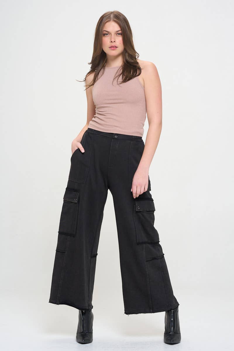 Ribbed Halter Neck Tank Top