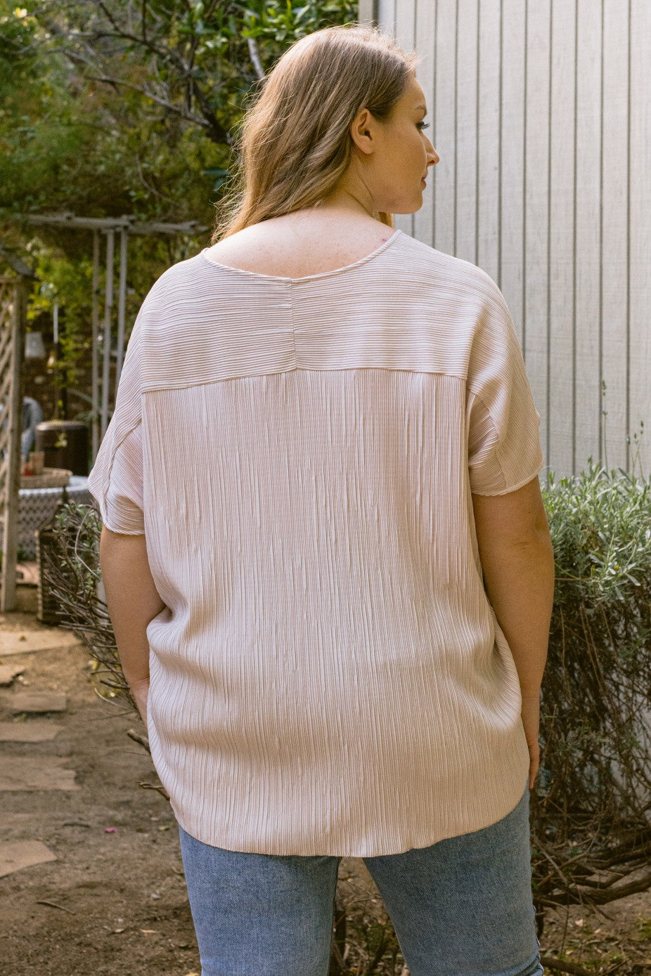 Simply Chic Pleated Blouse