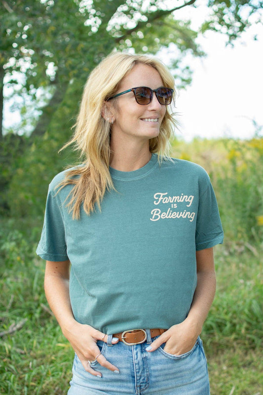 'Farming Is Believing' Graphic Women's Tee