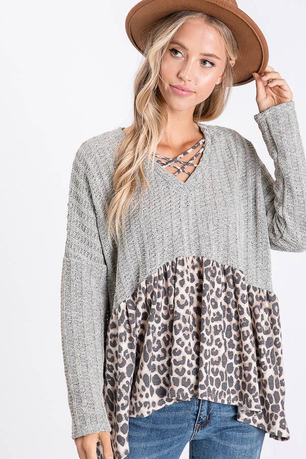 Wild at Heart Sweater Knit Tunic