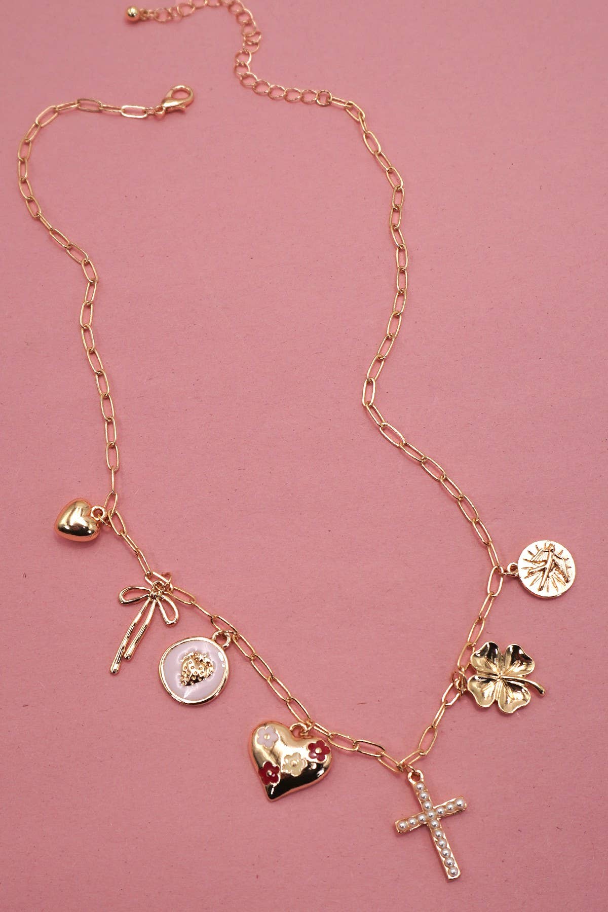 Faith, Love & Grace Charm Necklace
