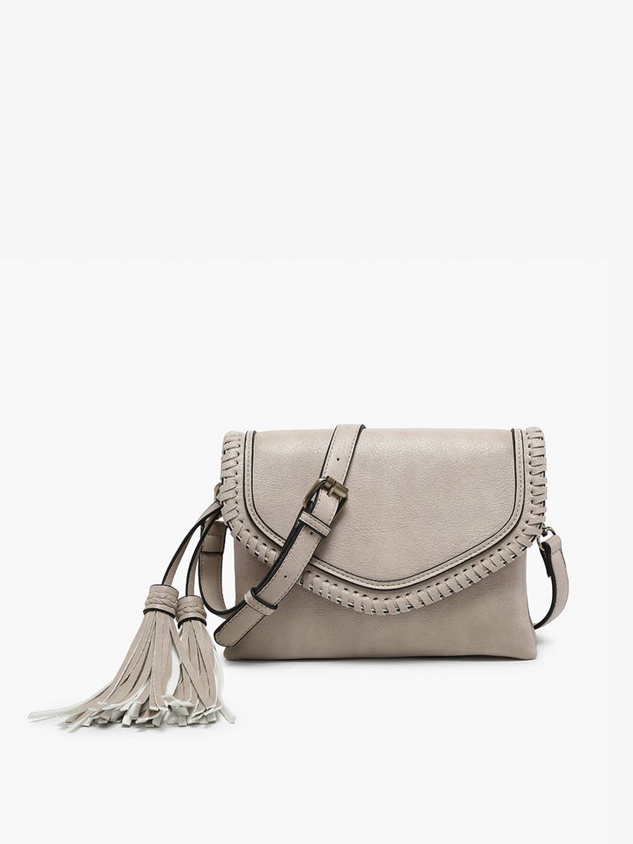 Sloane Whipstitch Tassel Crossbody