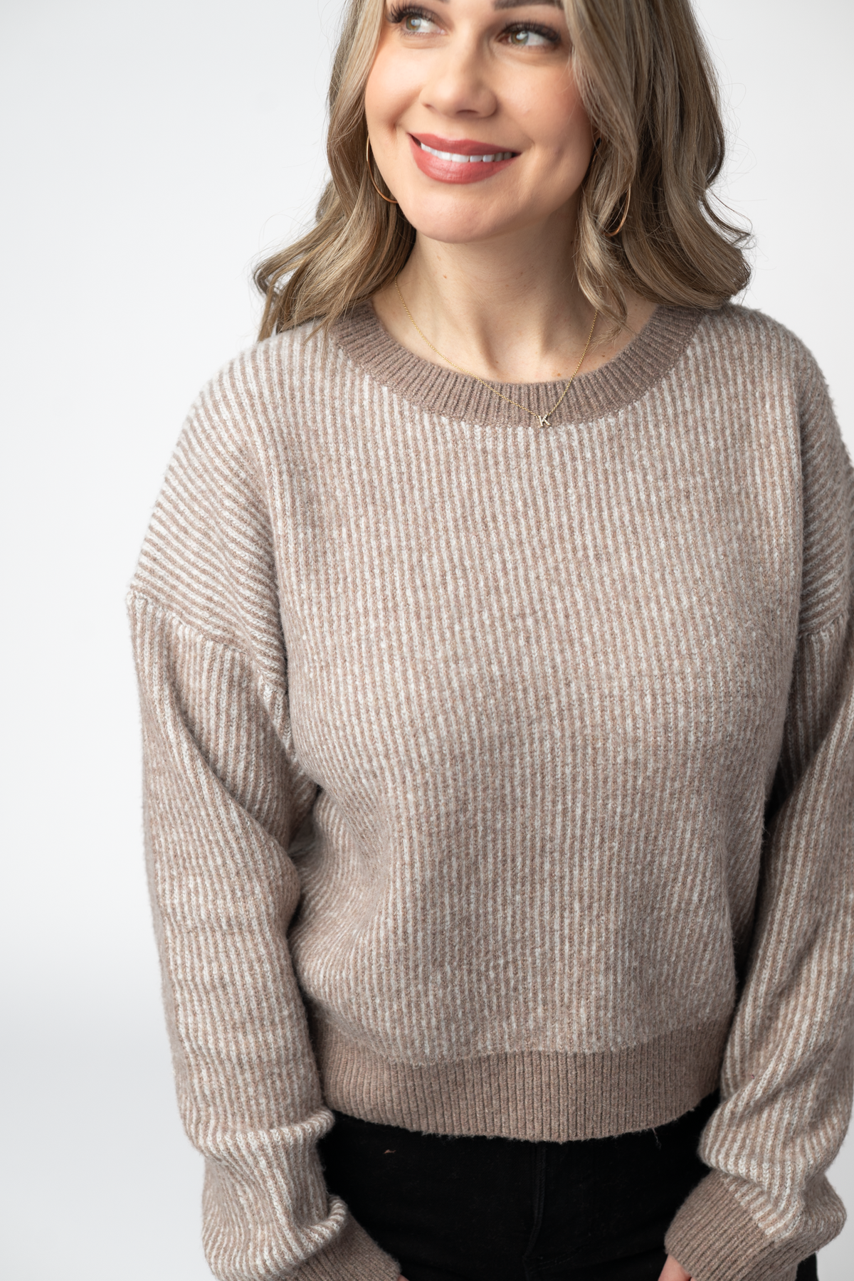 Mocha Cloud Soft Knit Sweater