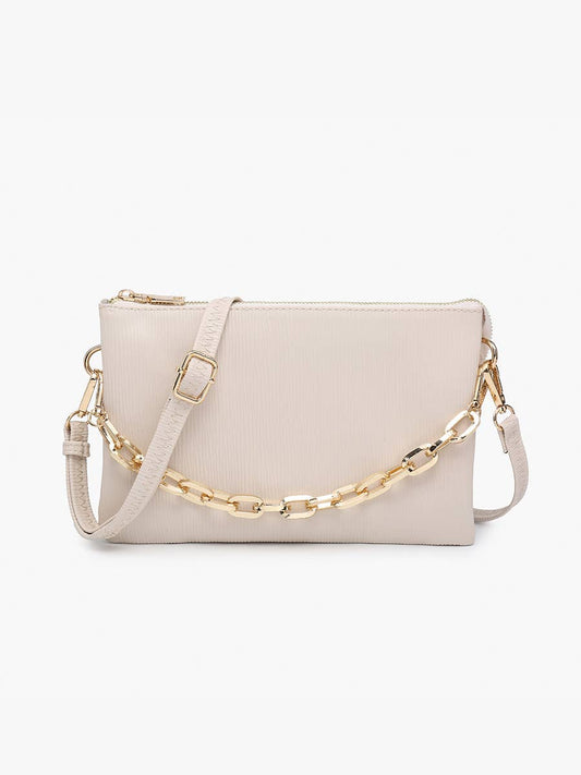 Izzy Textured Crossbody with Statement Strap