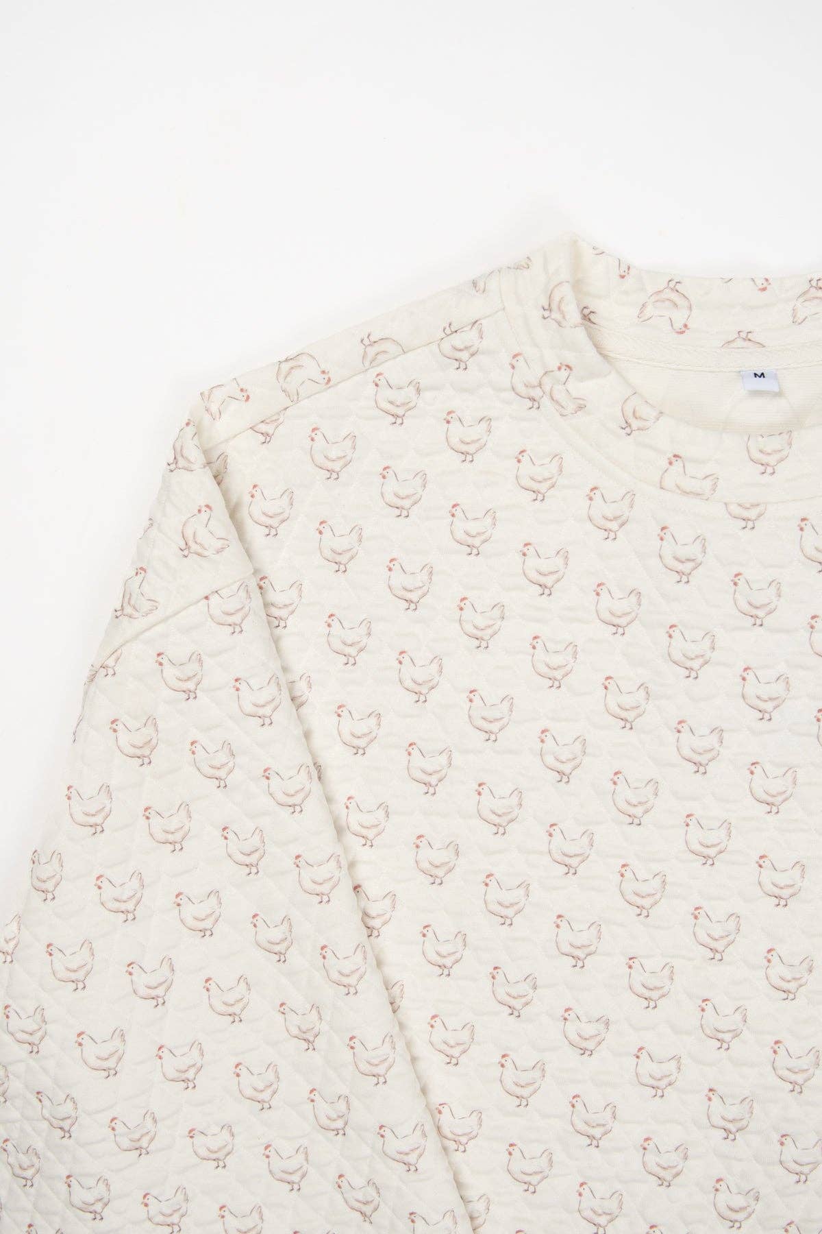 Cozy Coop Quilted Chicken Sweater