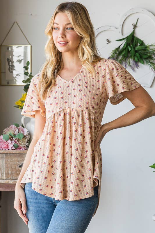 ET7118-17 BABYDOLL TOP