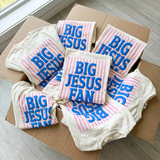 Big Jesus Fan Graphic Tee