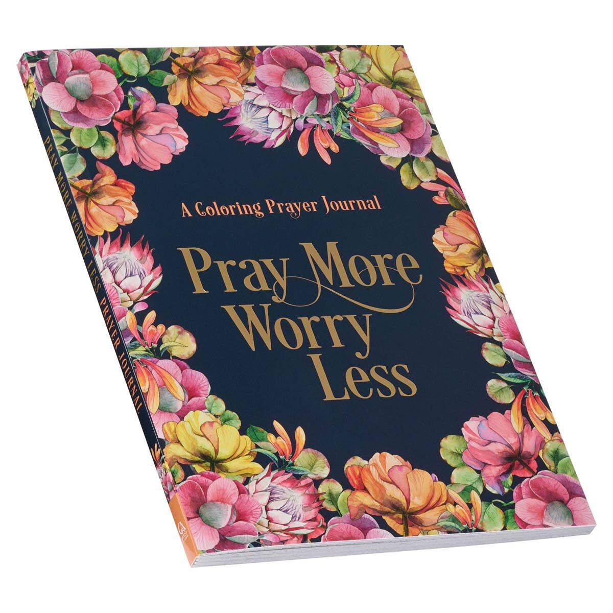 Pray More Worry Less Coloring Prayer Journal – Christian Guided Coloring Journal