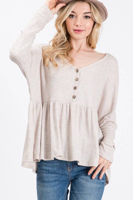 Easy Does It Babydoll Top
