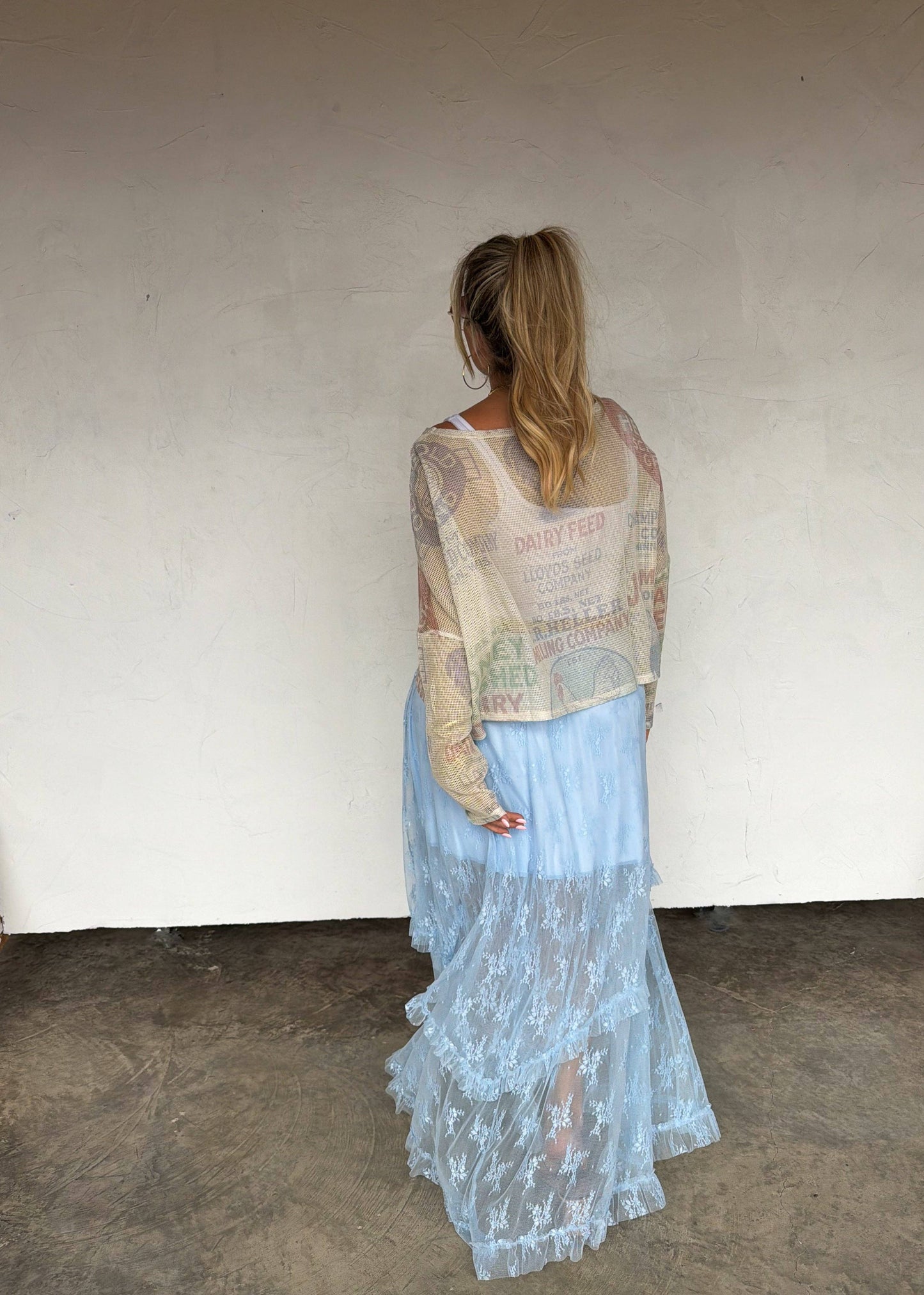 BLOOMING MAXI SKIRT