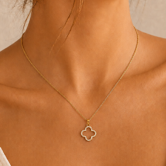 Lucky Clover Tarnish-Free Necklace