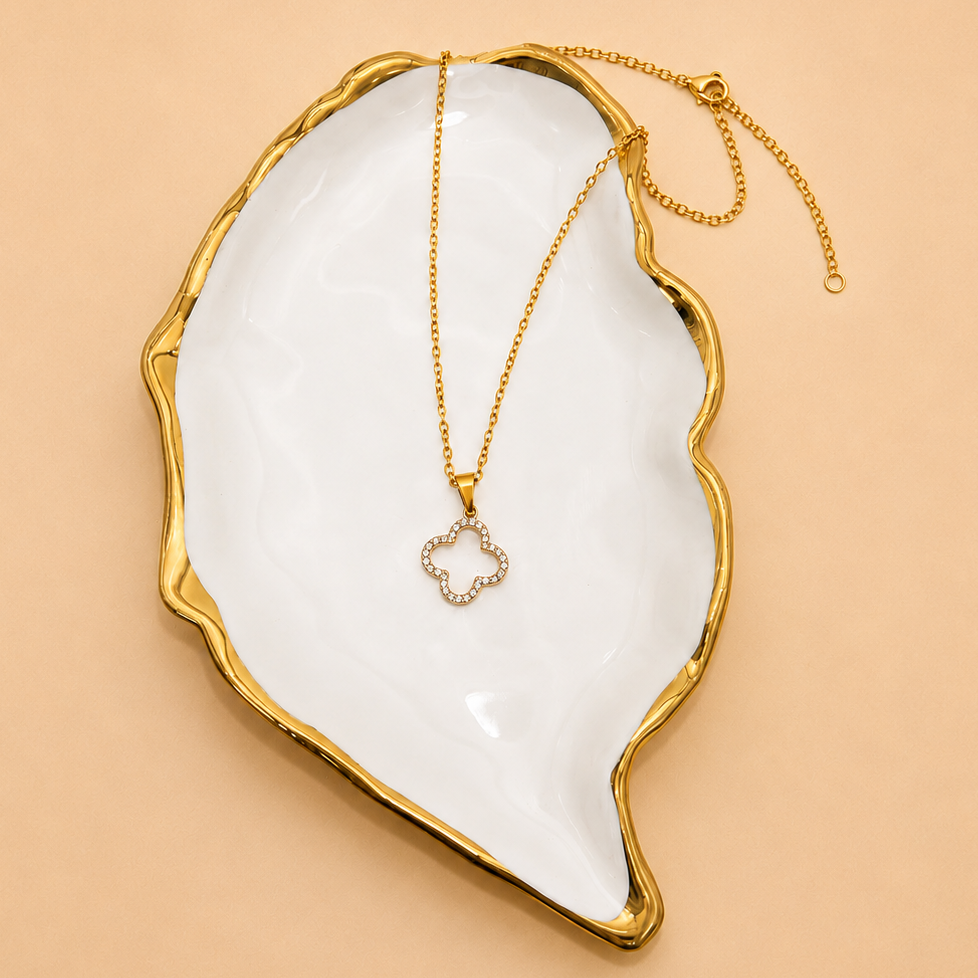 Lucky Clover Tarnish-Free Necklace
