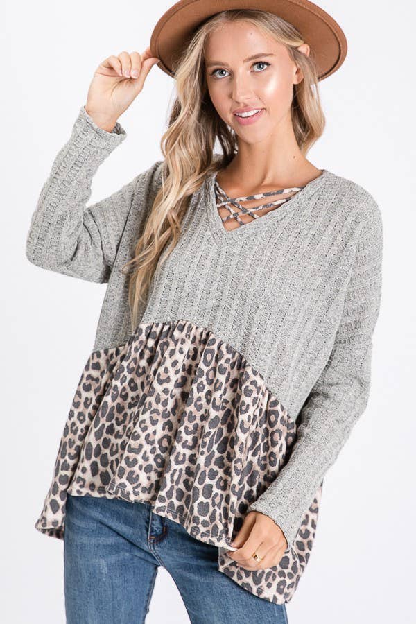 Wild at Heart Sweater Knit Tunic