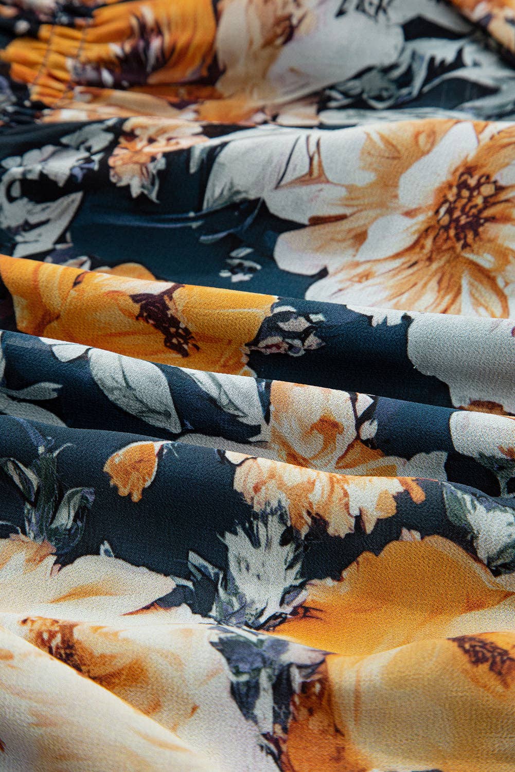 Autumn Romance Floral Peplum Top