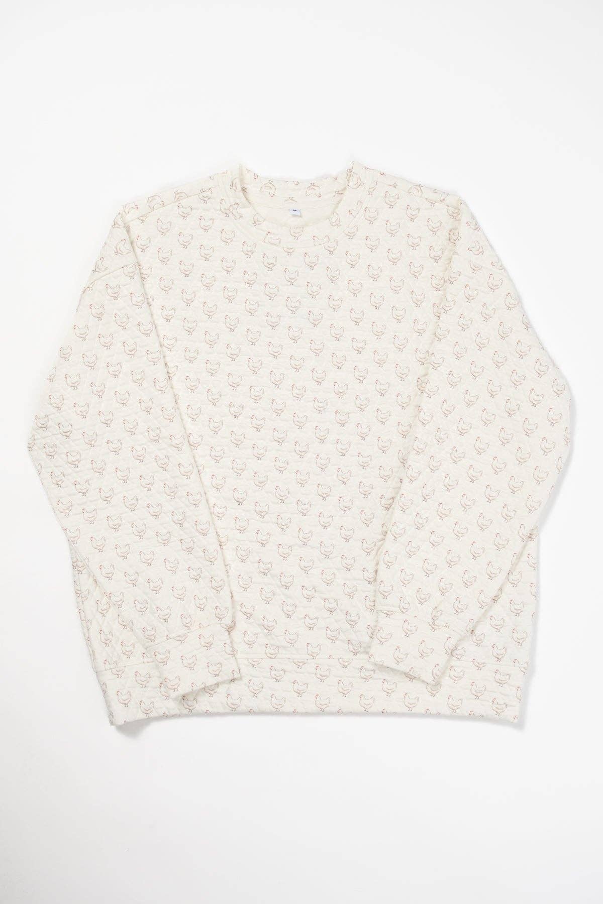 Cozy Coop Quilted Chicken Sweater