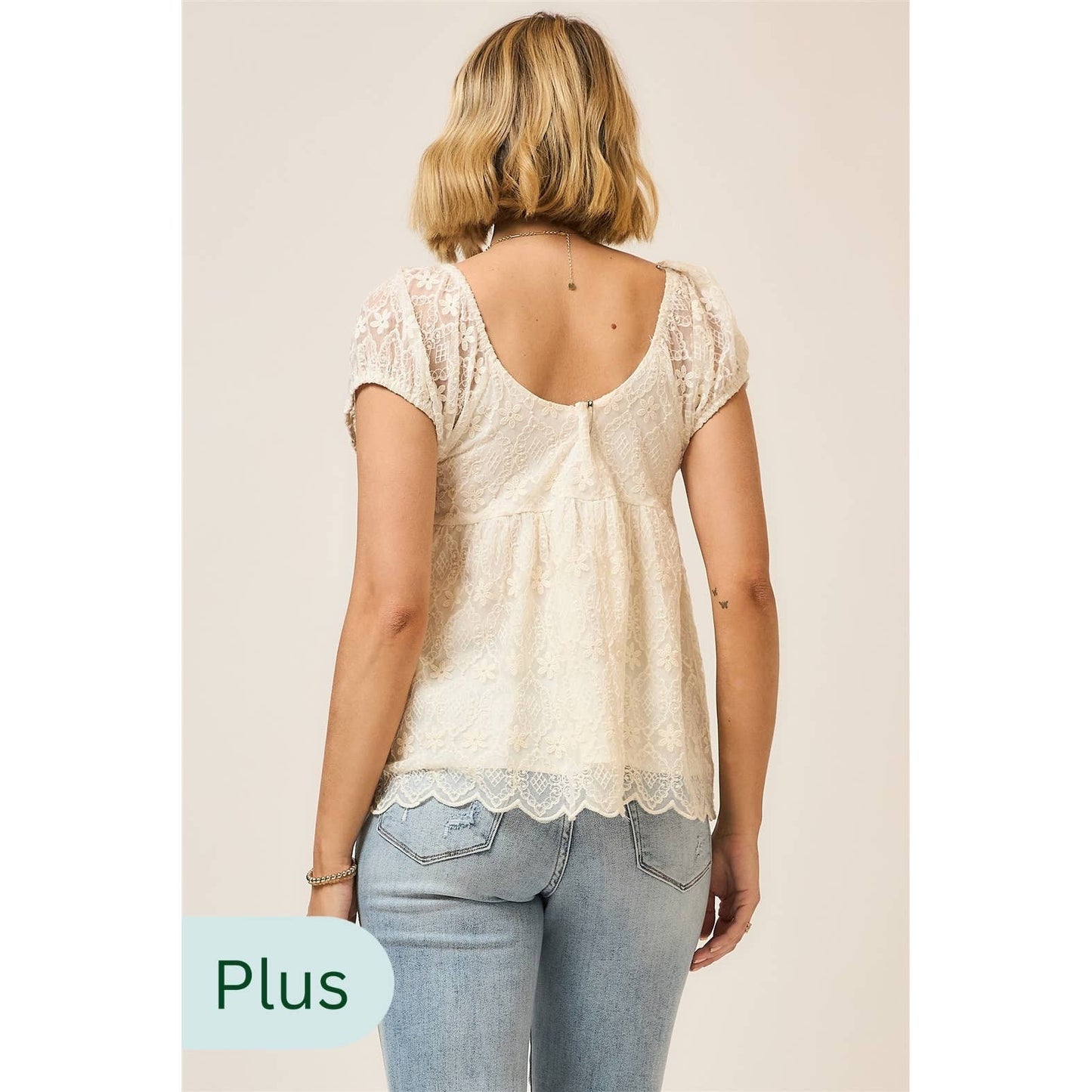 Amelie Lace Babydoll Top