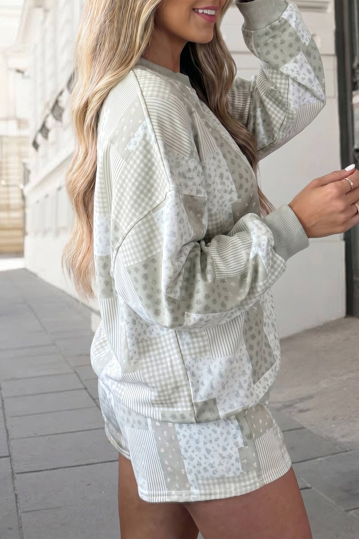 Sunday Stroll Floral Shorts Set