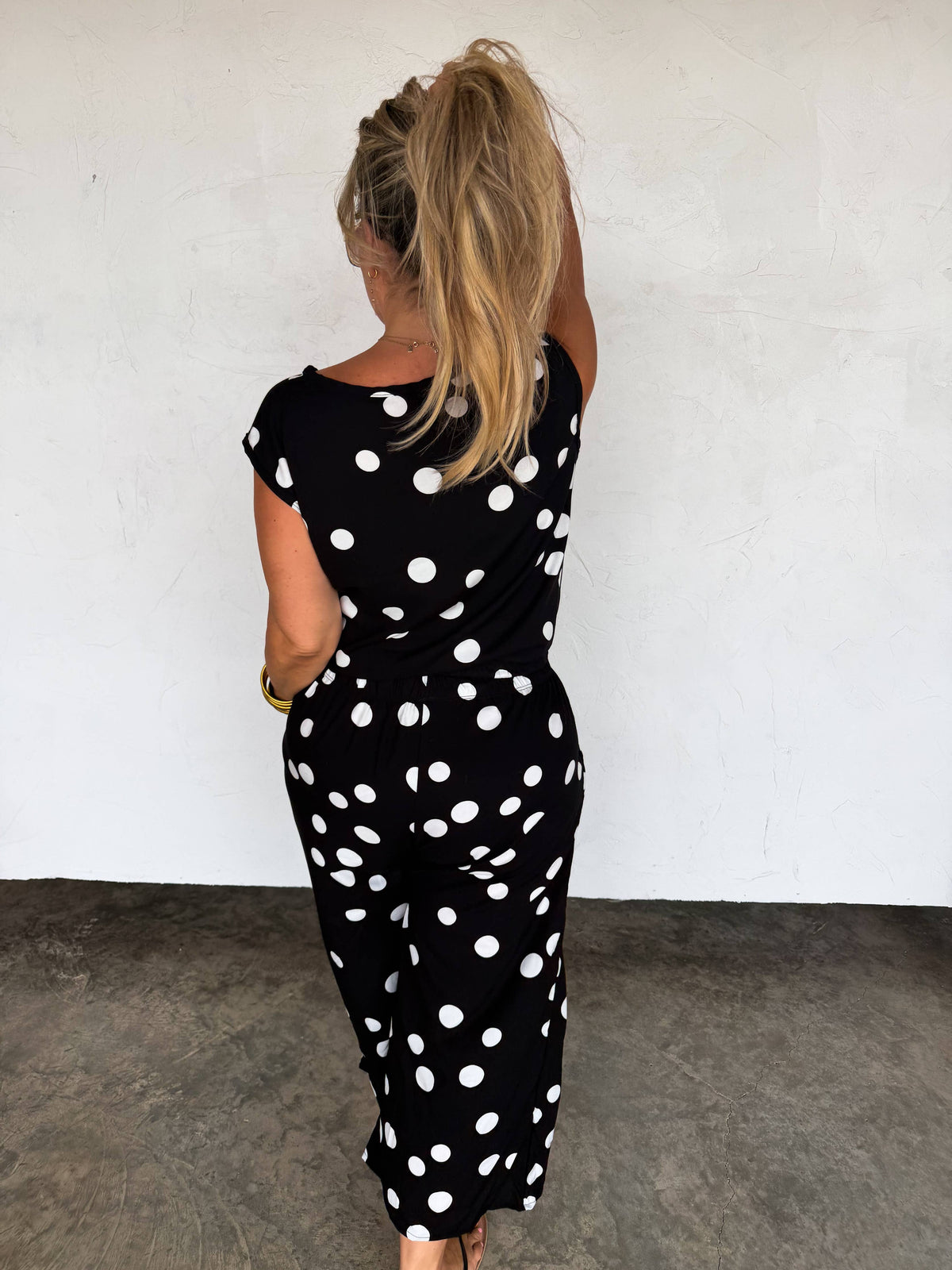 Playful Polka Dot Wide Leg Set