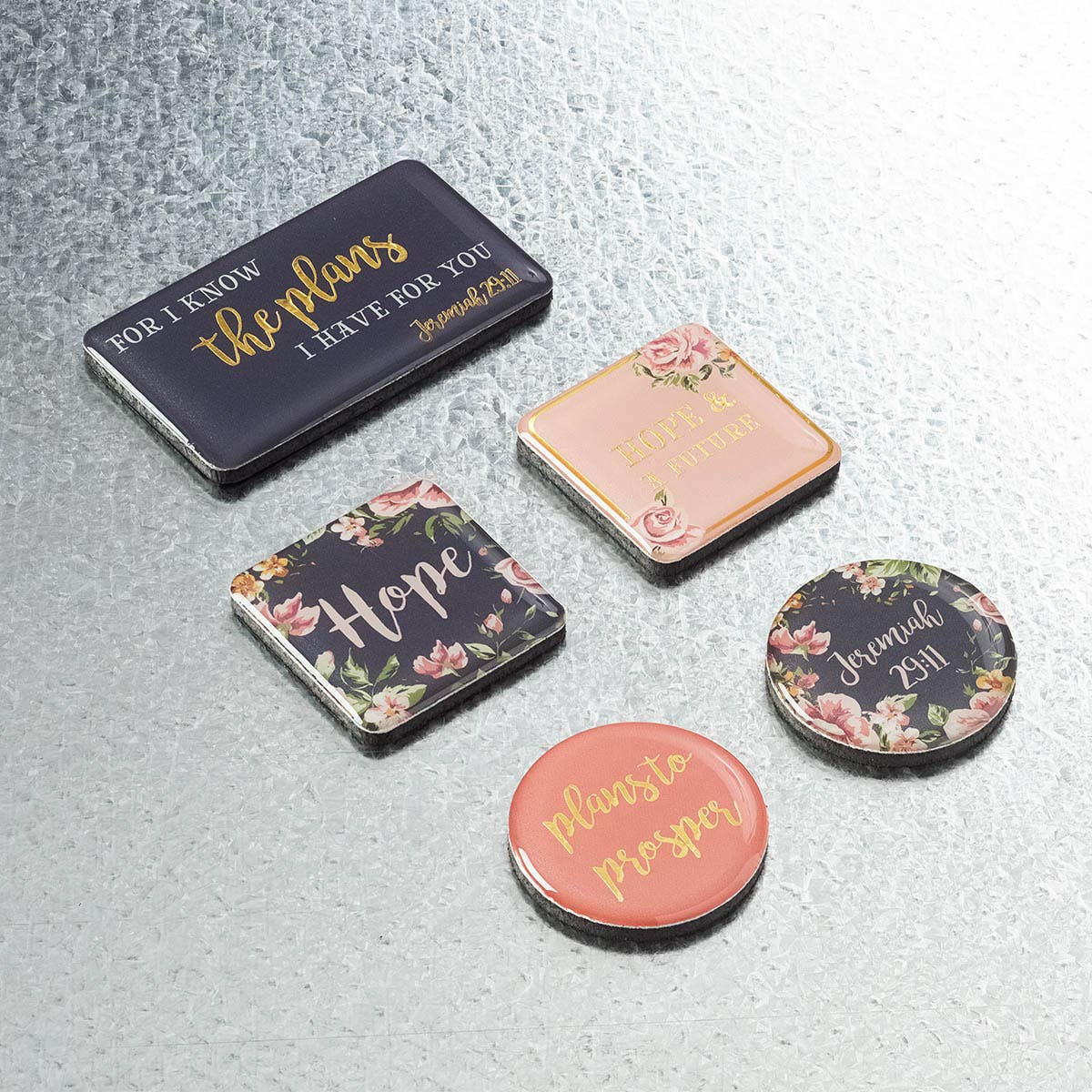 I Know The Plans Magnet Set – Christian Gift for Women, Graduation & New Beginnings (Set of 5)