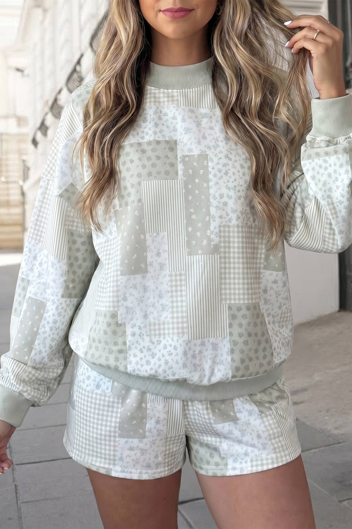 Sunday Stroll Floral Shorts Set