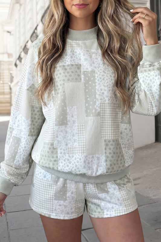 Sunday Stroll Floral Shorts Set