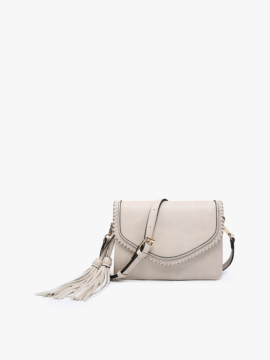 Sloane Whipstitch Tassel Crossbody