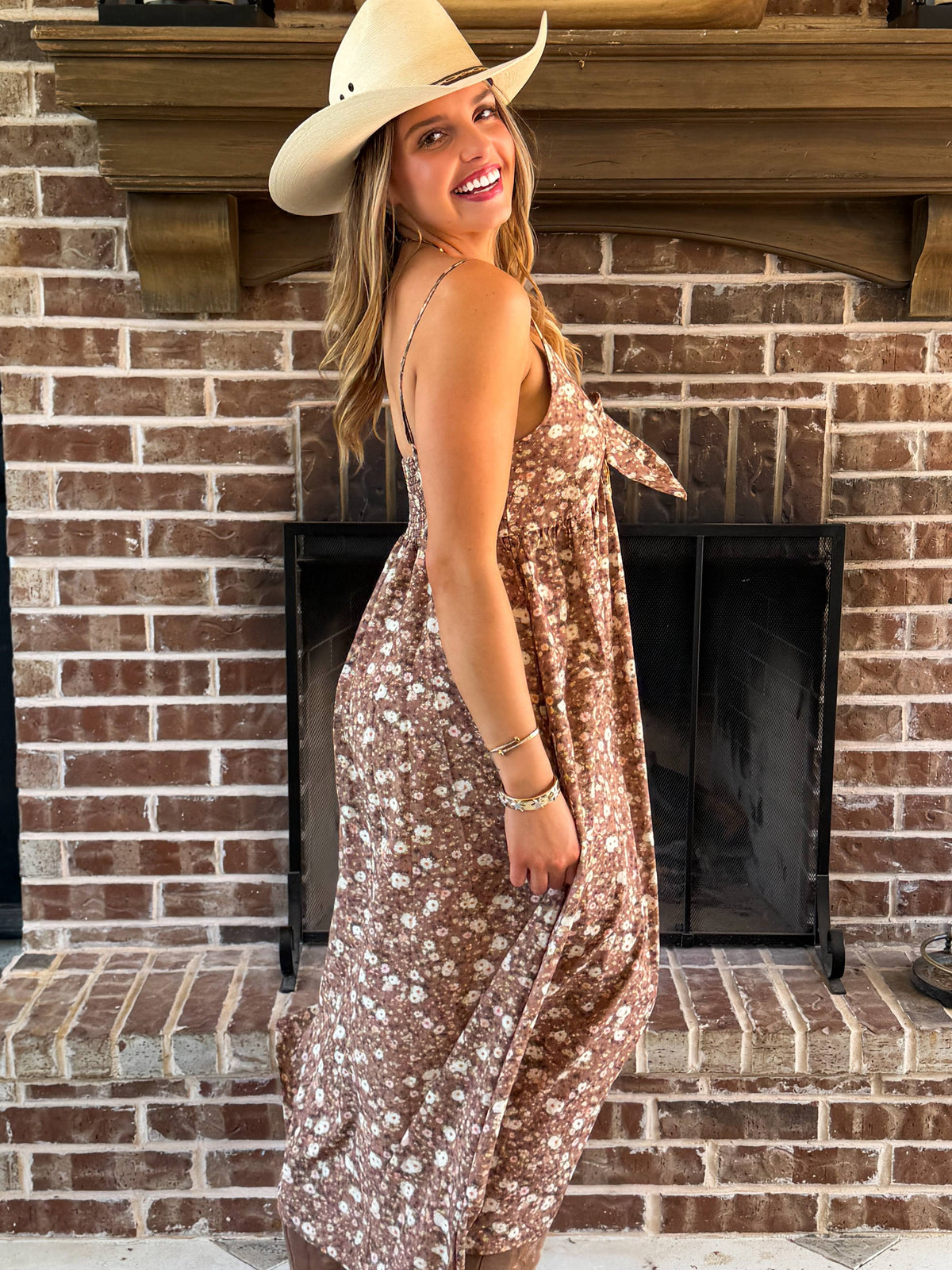 Harvest Gingham Maxi Dress