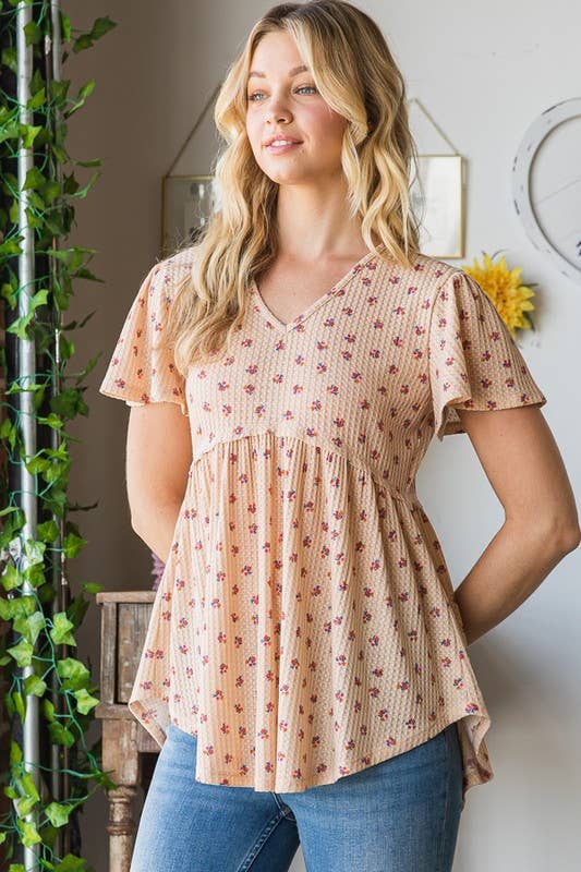ET7118-17 BABYDOLL TOP