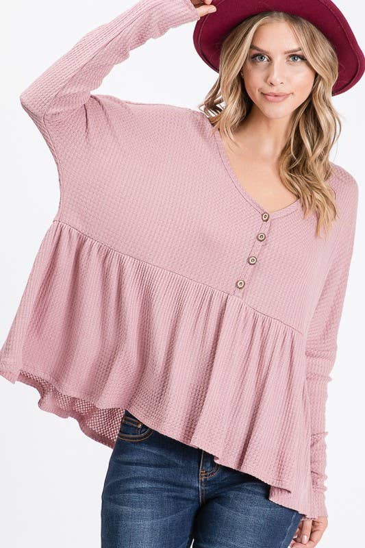 Easy Does It Babydoll Top