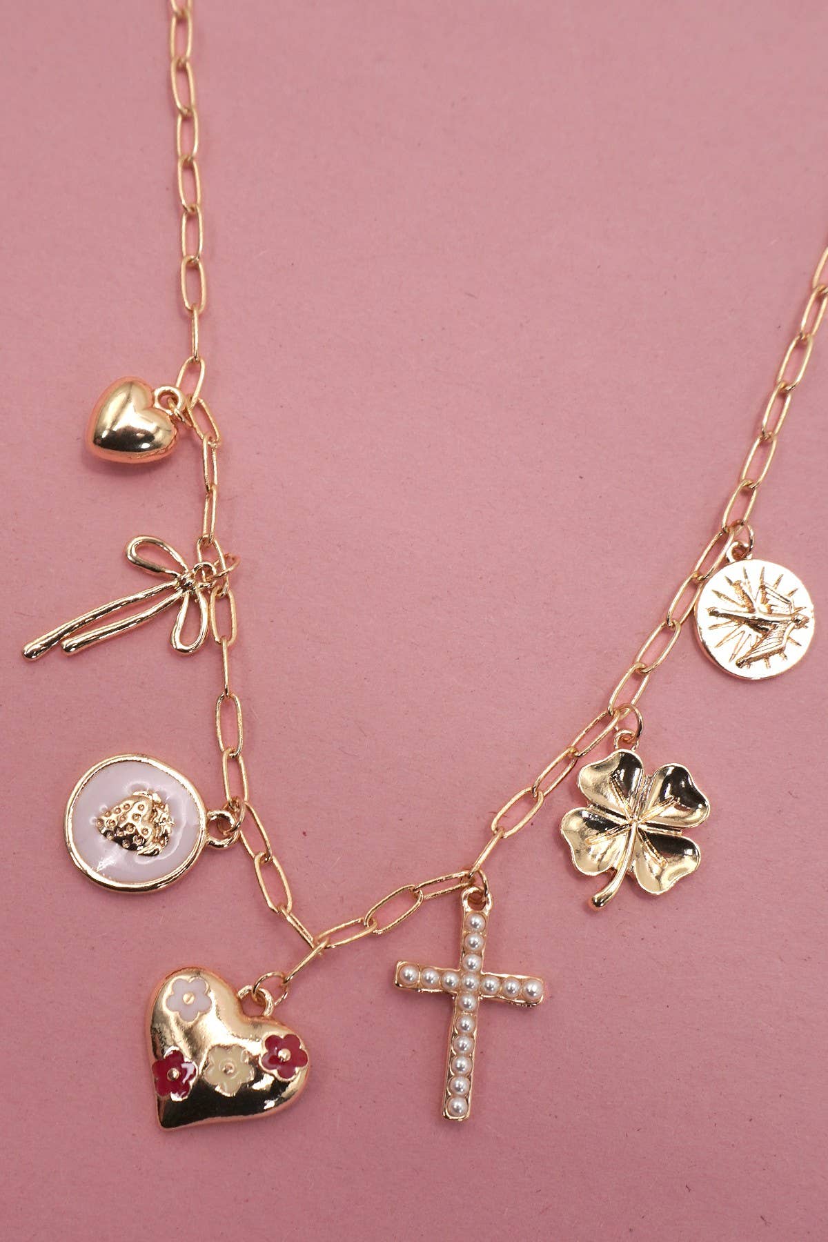 Faith, Love & Grace Charm Necklace
