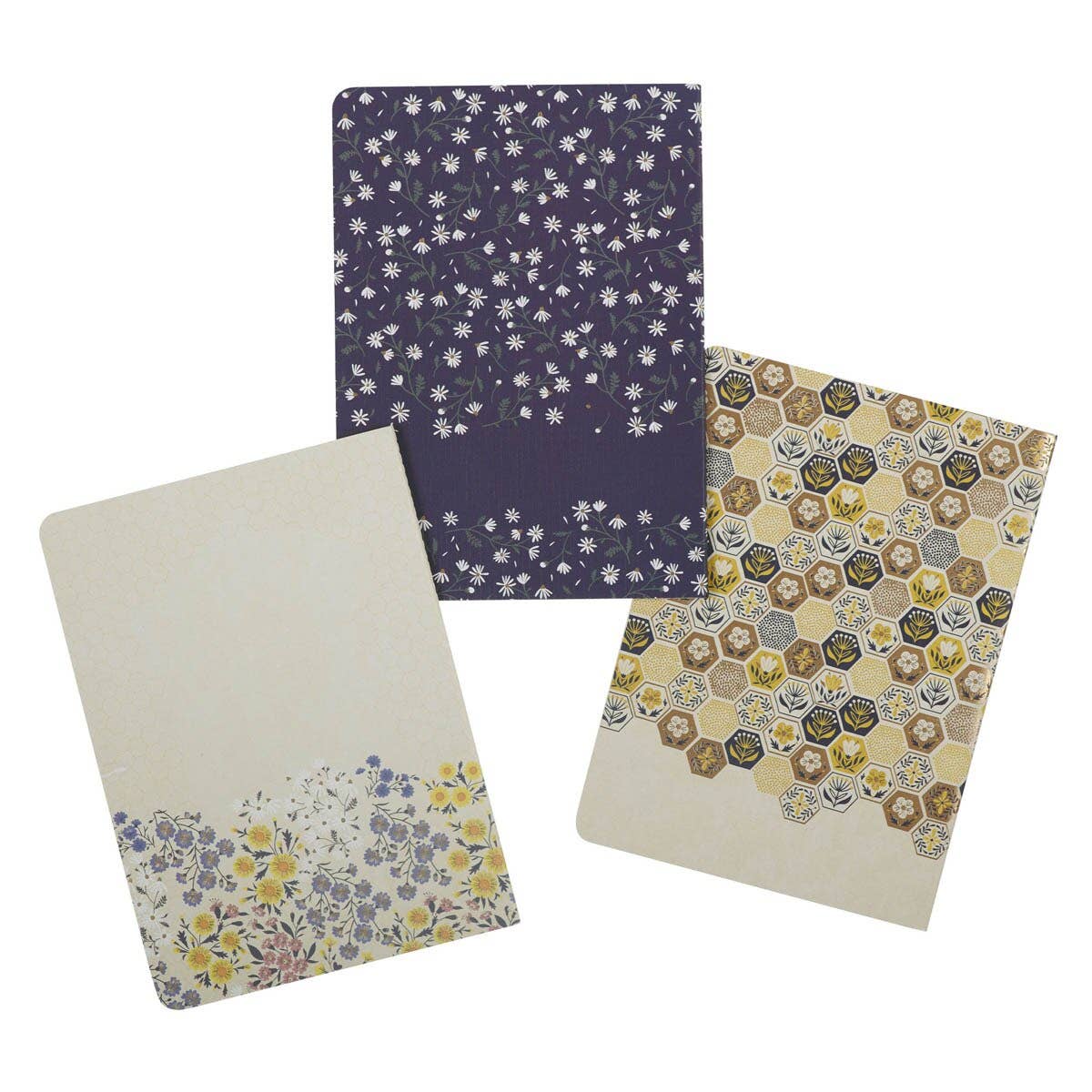 Kind Words Are Like Honey Notebook Set – Christian Bee Journal Set (3 Pack)