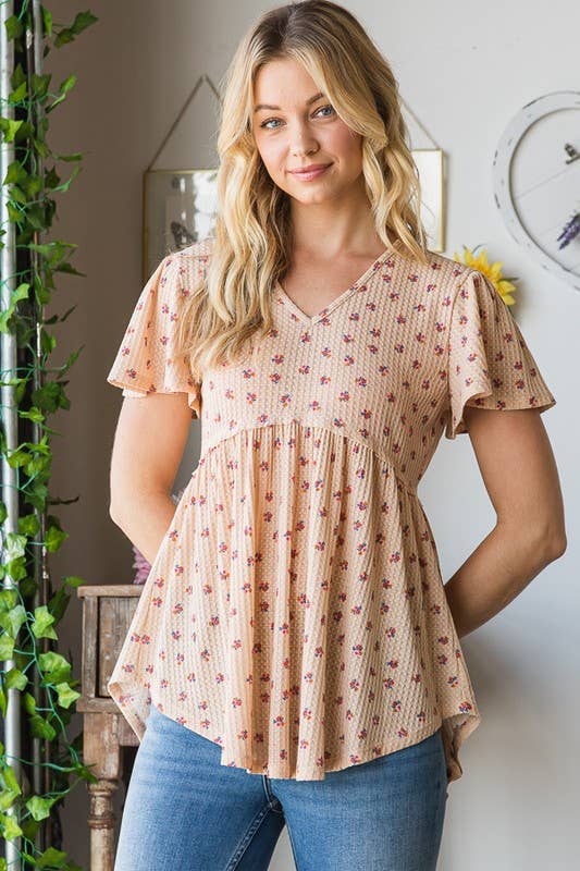 ET7118-17 BABYDOLL TOP