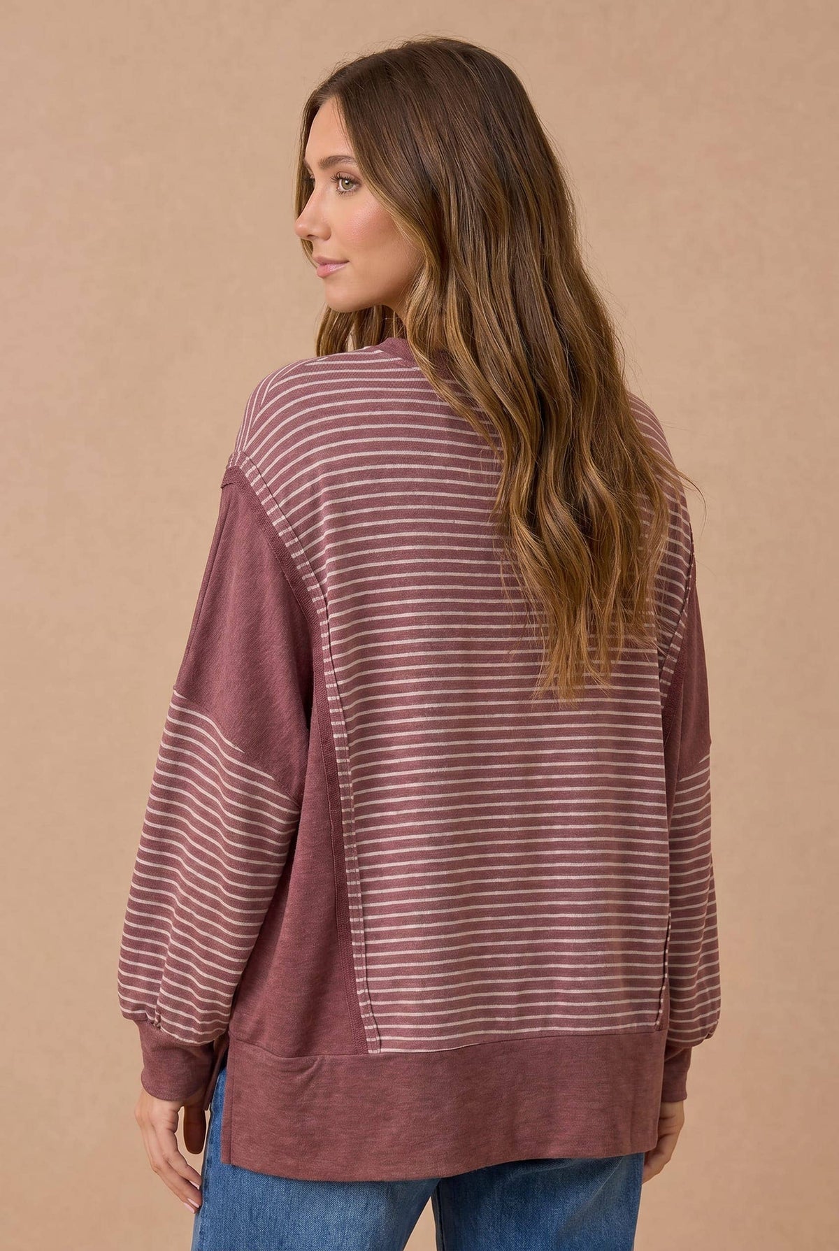 Easy Days Striped Pullover
