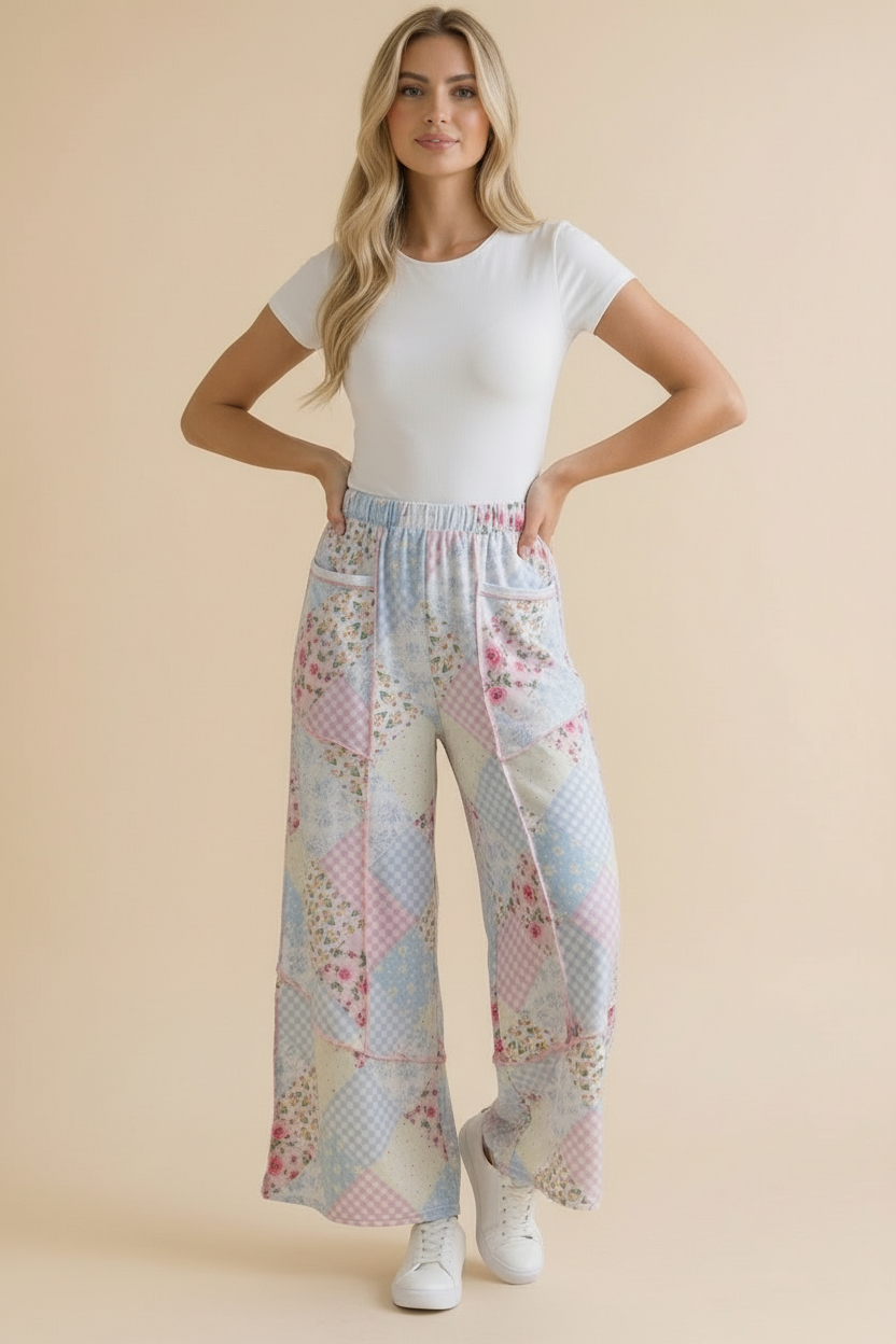 Meadow Patchwork Lounge Pants
