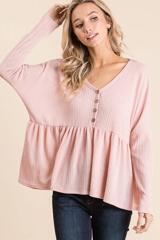 Easy Does It Babydoll Top