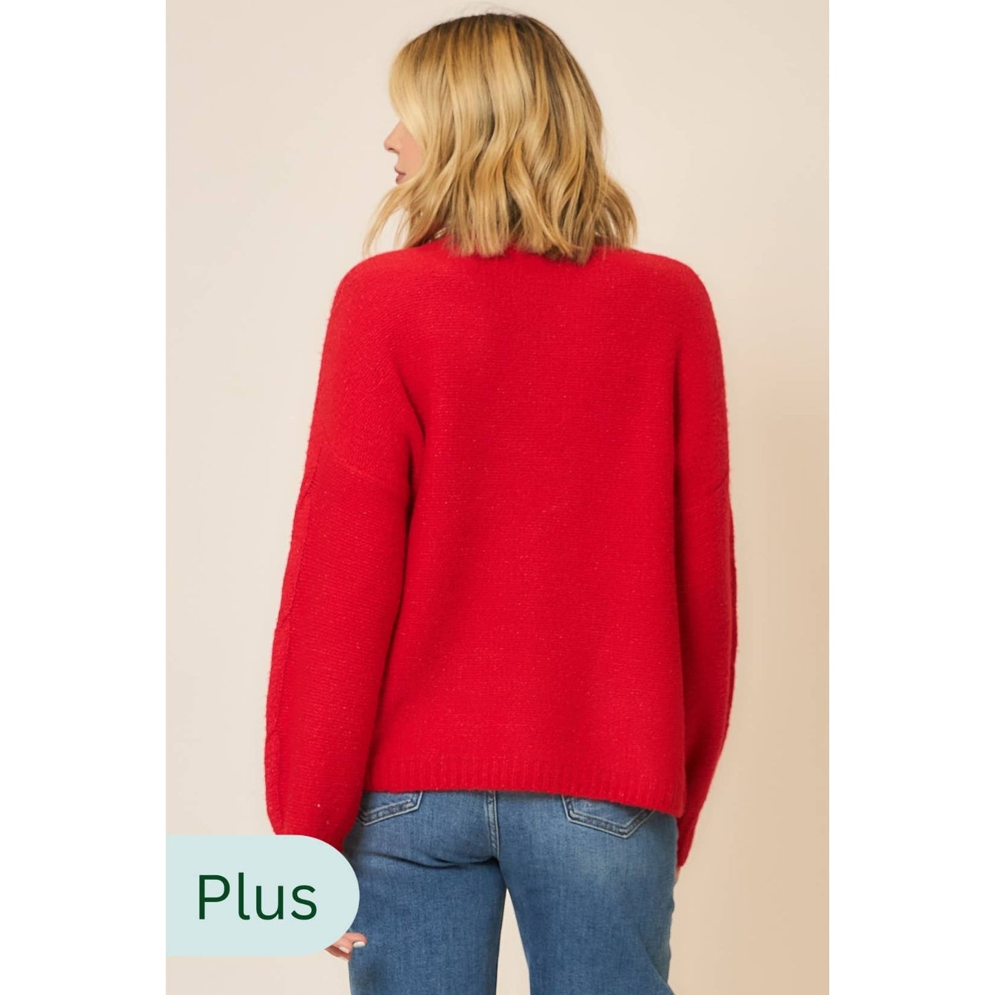 Soft Brushed Embroidered Bow Knit Sweater