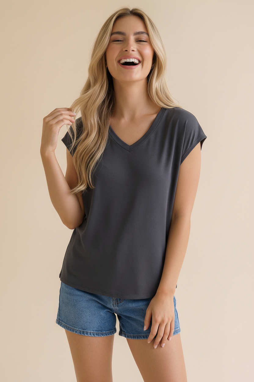 Everyday Grace V-neck Tee