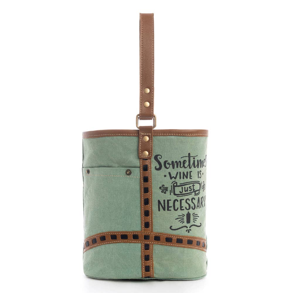 Sometimes Wine Is Necessary Double Wine Tote