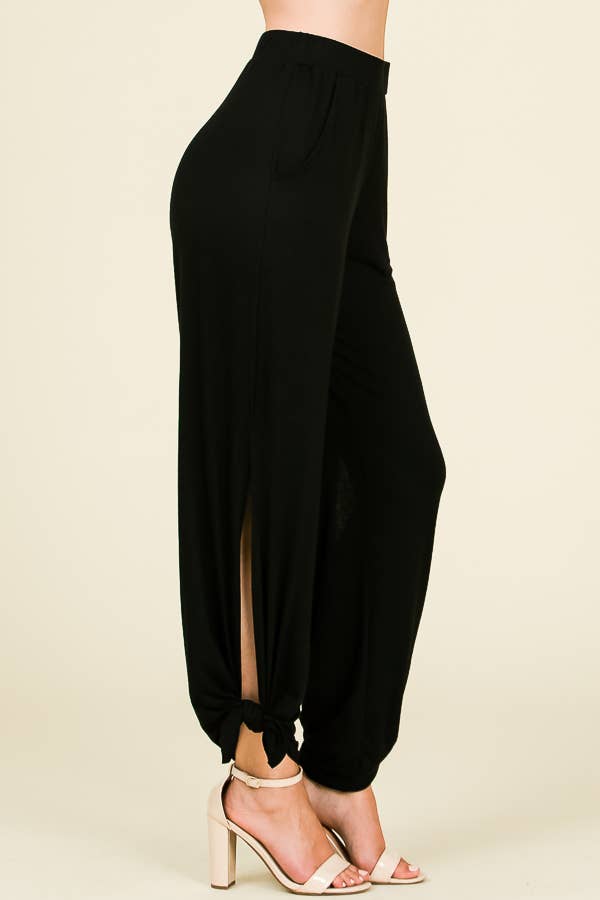 Everyday Comfort Split Hem Pants